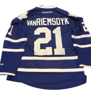 Reebok Premier NHL Jersey Toronto Maple Leafs James van Riemsdyk Blue Men's sz S
